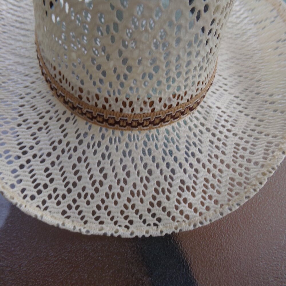Rodeo Cowboy Cowgirl Hat Vaquero Riding 6 1/4 USA 54 Boy Girl 21'' Mexico White - Picture 11 of 14